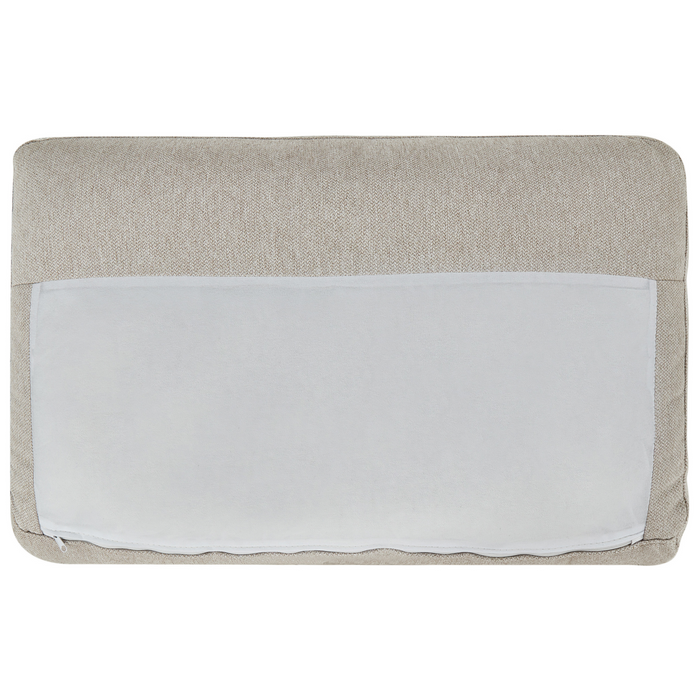 Beliani - NORA - Hoekbank - Beige - Rechtszijdig - Polyester