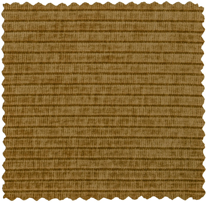 WOOOD Mojo Hoekbank Links - Ribstof - Honinggeel - 74x310x230