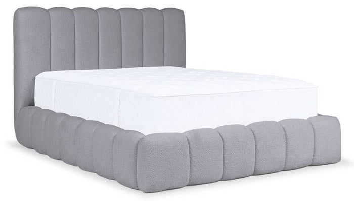 NADUVI Collection Bedframe Chloe bouclé met opbergvak