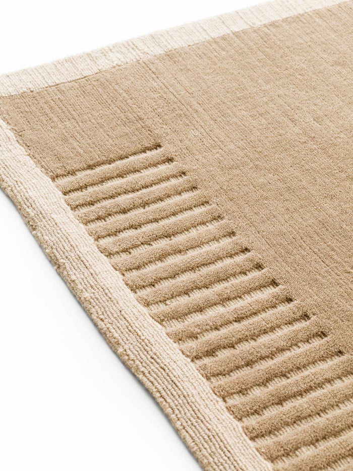 Audo Copenhagen Duomo vloerkleed 270x270 Limestone Beige