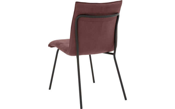 Goossens  Eetkamerstoel Milan -  Leder zonder armleuning