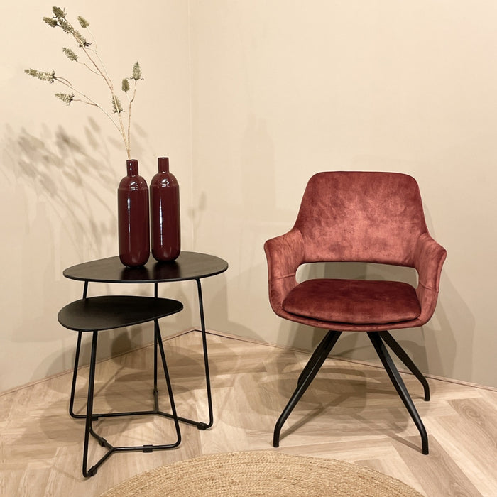 Livingfurn Capp Rust Velvet
