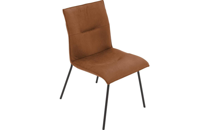 Goossens  Eetkamerstoel Milan -  Leder zonder armleuning