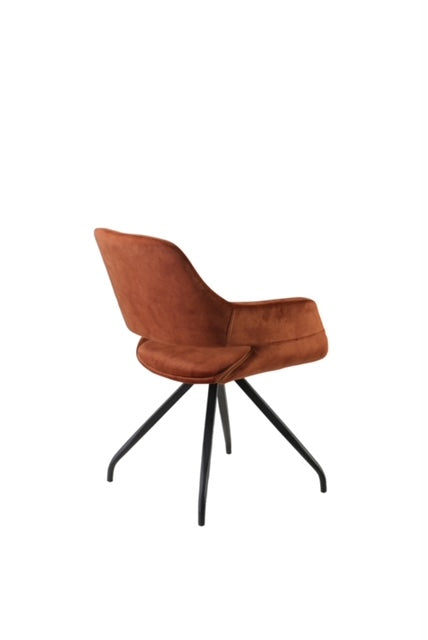 Livingfurn Capp Rust Velvet