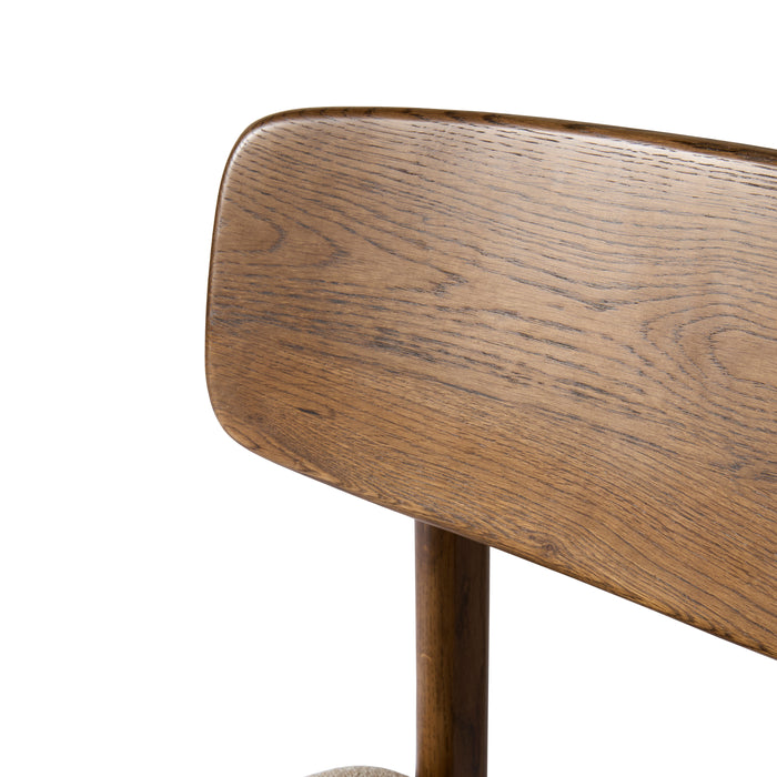 by fonQ Cade Eetkamerstoel - Smoked Eiken - Zand