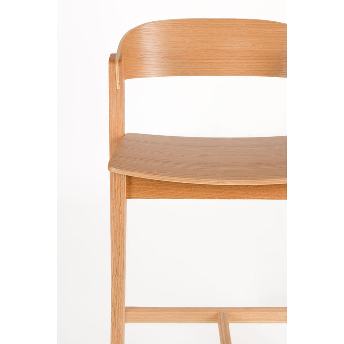 Housecraft Living Wooz Barkruk Eikenhout Bruin