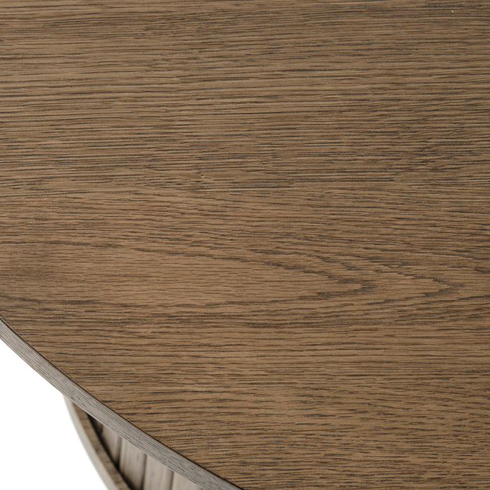 by fonQ Alon Salontafel Ø 90 cm - Smoked Eiken