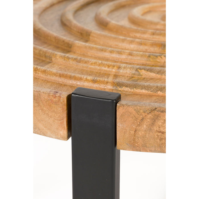 Housecraft Living Buz Salontafel Rond 60 cm Mangohout - Bruin