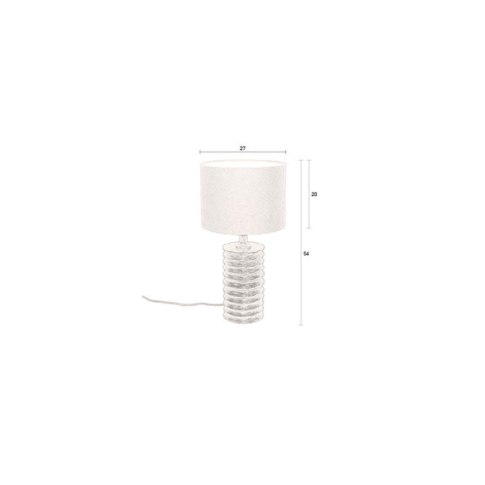 Dutchbone Yalu Tafellamp - Zwart