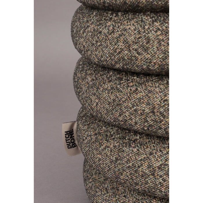 Dutchbone Fern Poef Zwart