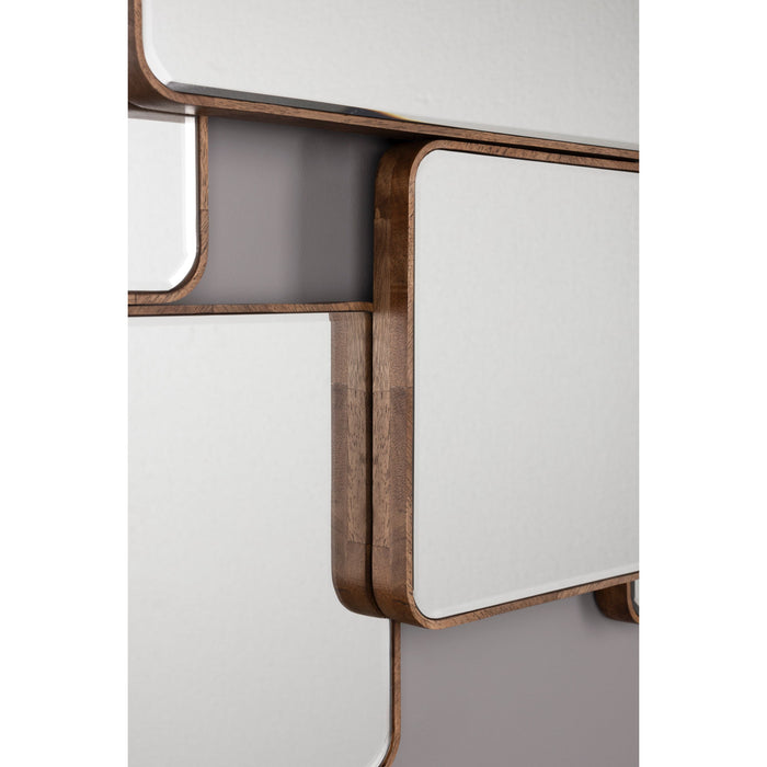 Dutchbone Cordelia Spiegel| Wandspiegel Hout - Bruin