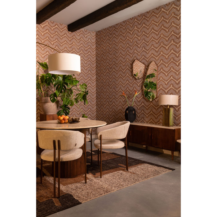 Dutchbone Briton Vloerkleed 300x200 cm Bruin