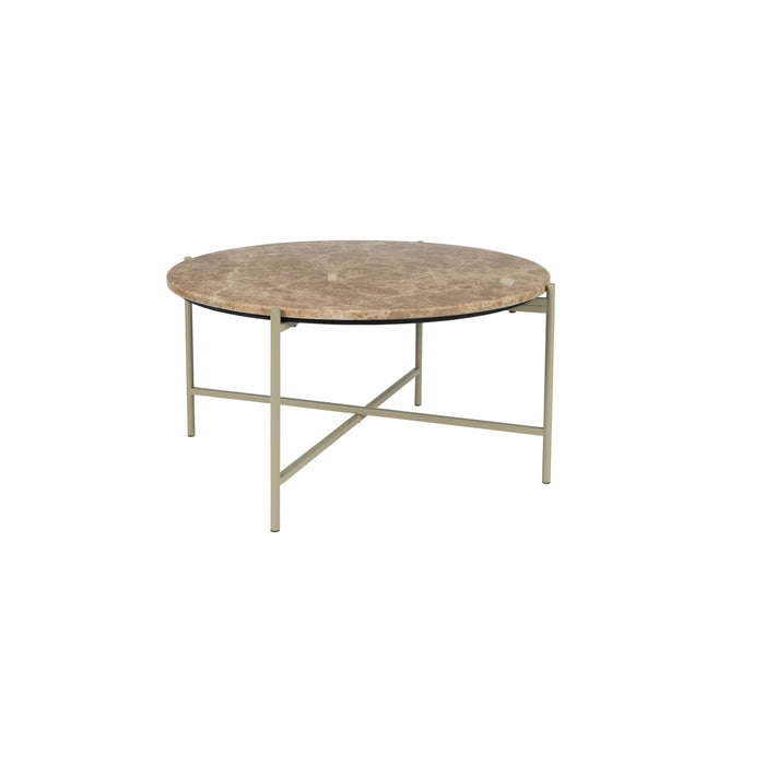 Housecraft Living Tooz bijzettafel Rond 60 cm Marmer Beige