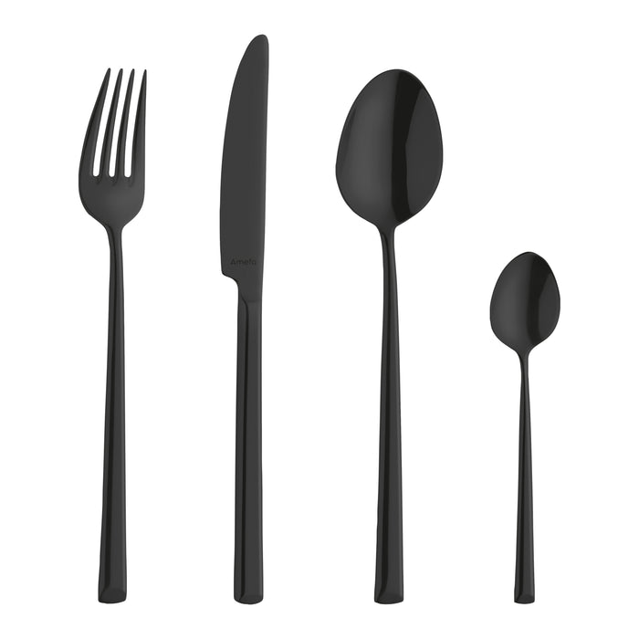 Amefa Metropole Bestekset 24-delig - Zwart