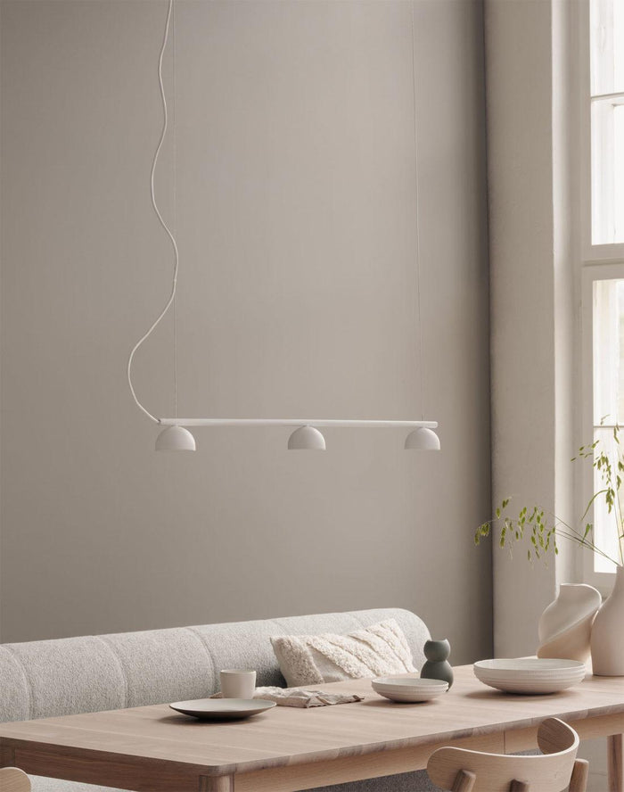 Blush Rail 3 hanglamp LED wit