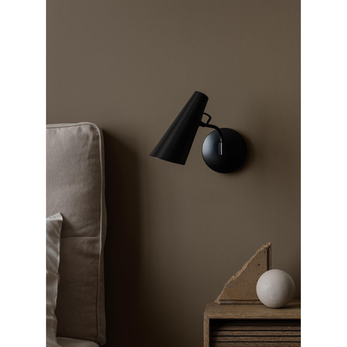 Northern Birdy Swing wandlamp zwart