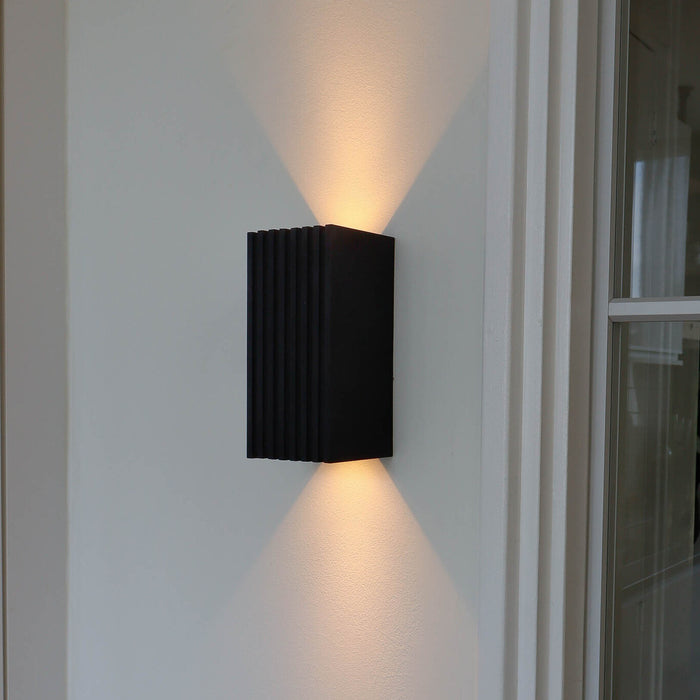 Blij Design Wandlamp Brick Zwart 2x GU10