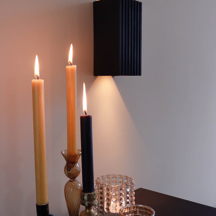 Blij Design Wandlamp Brick Zwart 2x GU10