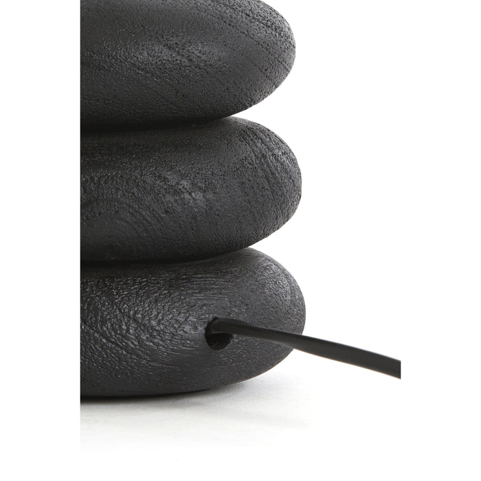 Light & Living Light&living Lampvoet Ø12x21 cm BUDONGO hout zwart