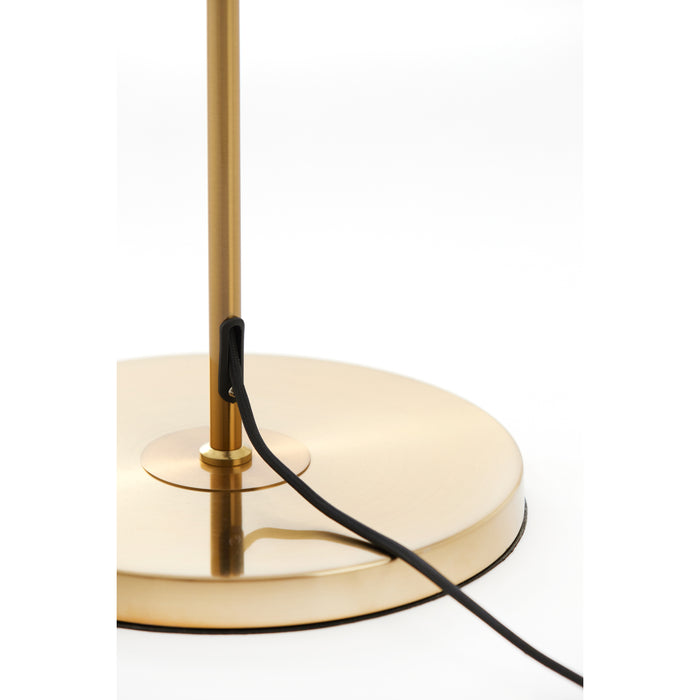 Light&living Vloerlamp Ø30x160 cm MEDINA glas smoke+goud