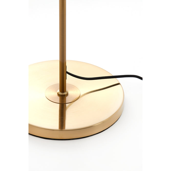 Light&living Vloerlamp Ø30x160 cm MEDINA glas smoke+goud