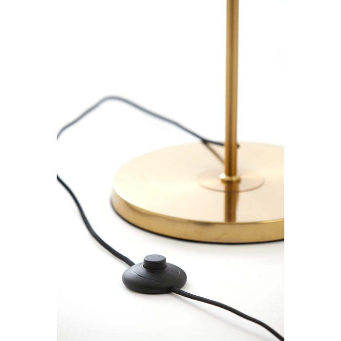 Light&living Vloerlamp Ø30x160 cm MEDINA glas amber+goud