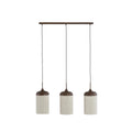 Light & Living Hanglamp Dania - Bruin|Crème - 90x22x32cm - 3L