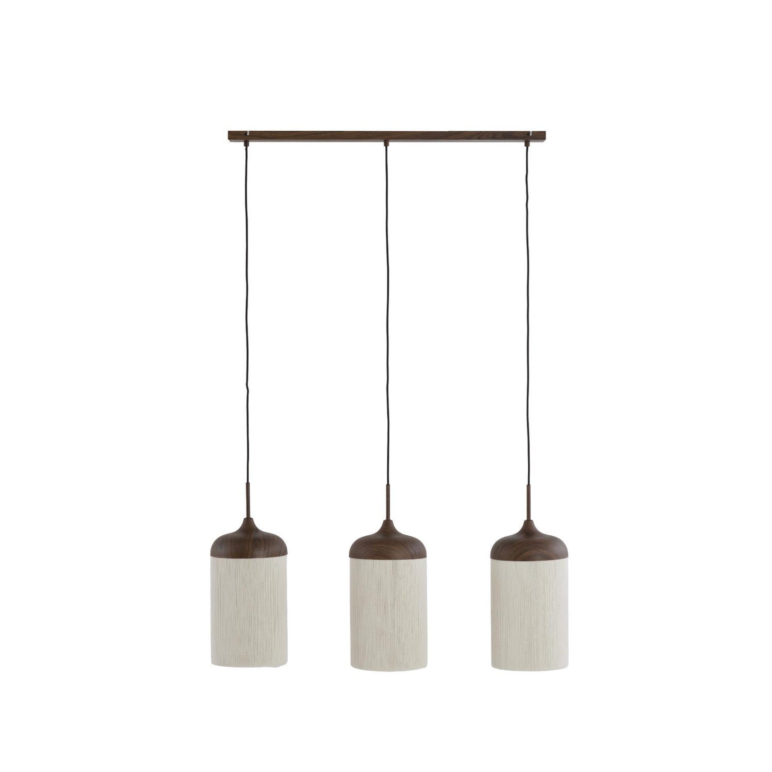 Light & Living Hanglamp Dania - Bruin|Crème - 90x22x32cm - 3L