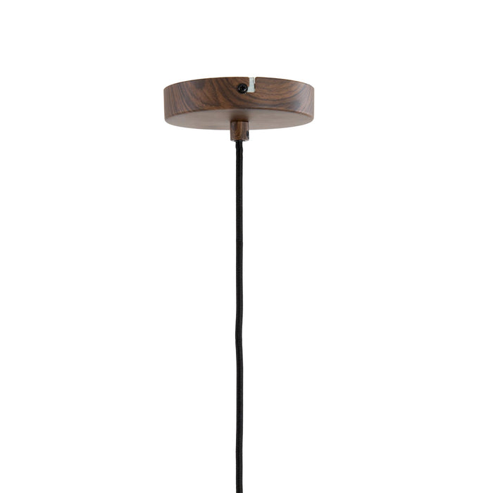 Light & Living Hanglamp Dania - Bruin|Crème - Ø16cm