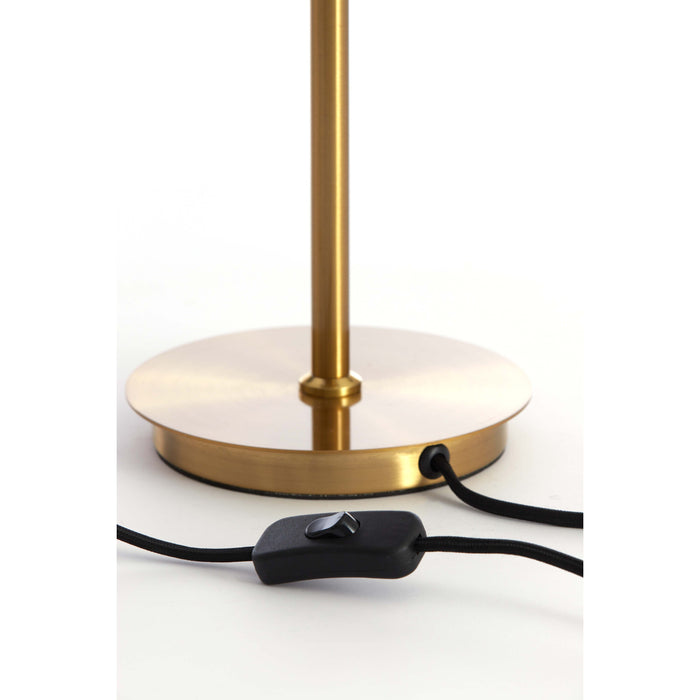 Light & Living Light&living Tafellamp Ø20x43 cm MEDINA glas smoke+goud