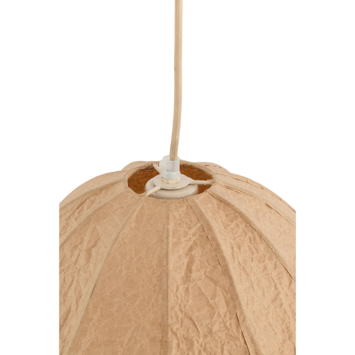 Light&living Hanglamp Ø50x40,5 cm SUKAU kraftpapier bruin