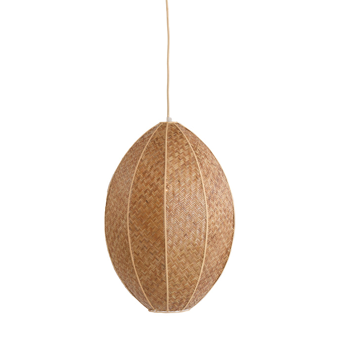 Light & Living Light&living Hanglamp Ø38x51 cm MILATOS webbing bruin