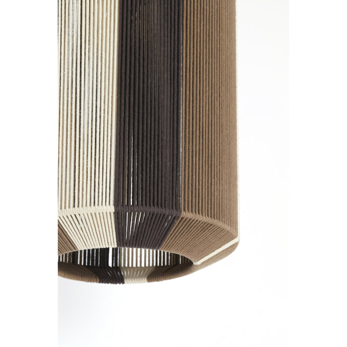 Light&living Hanglamp Ø30x46 cm KOZANA bruin+crème+donker bruin