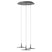 Vibia Skan 0280 cluster hanglamp LED Ø57 Black
