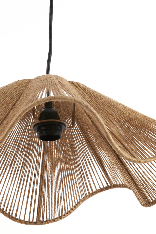 Light & Living Light&living Hanglamp Ø48x19 cm FODARA jute naturel