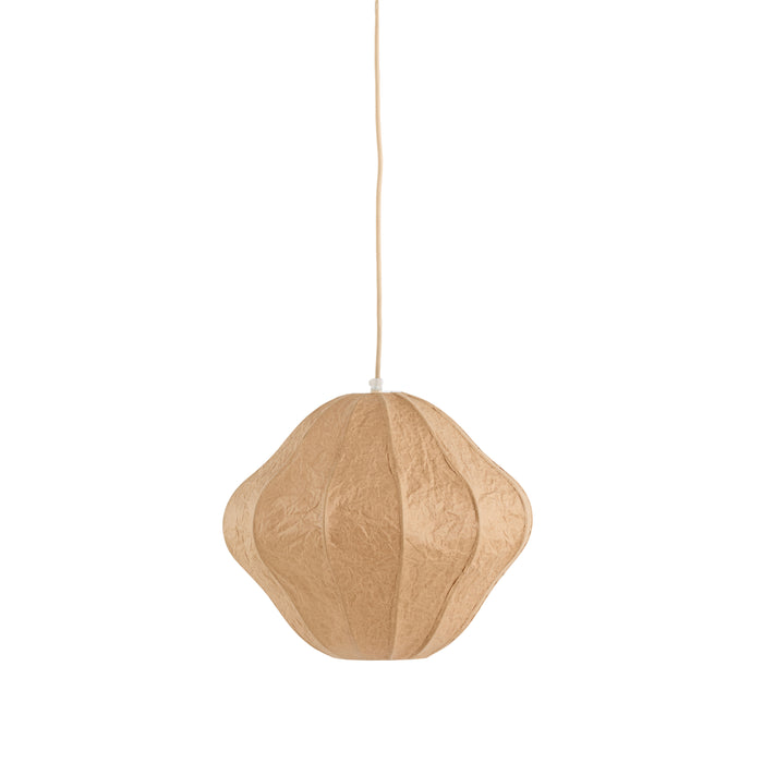 Light & Living Light&living Hanglamp Ø38x32 cm SUKAU kraftpapier bruin