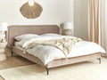 Beliani - SUZETTE - Tweepersoonsbed - Taupe - 160 x 200 cm - Polyester