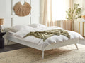 Beliani - BERRIC - Tweepersoonsbed - Wit - 160 x 200 cm - MDF