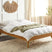 Beliani - BERRIC - Tweepersoonsbed - Lichthout - 140 x 200 cm - MDF