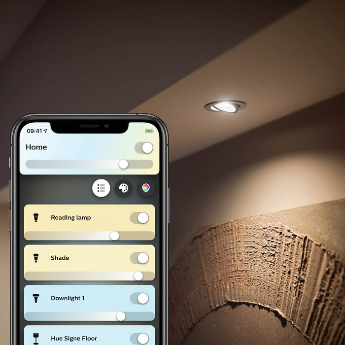 Philips Hue Starterspakket - White Ambiance - GU10 - 4 Lampen - Bridge
