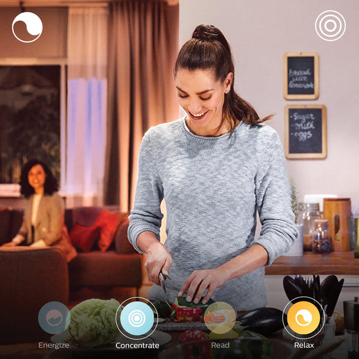 Philips Hue Starterspakket - White Ambiance - GU10 - 4 Lampen - Bridge