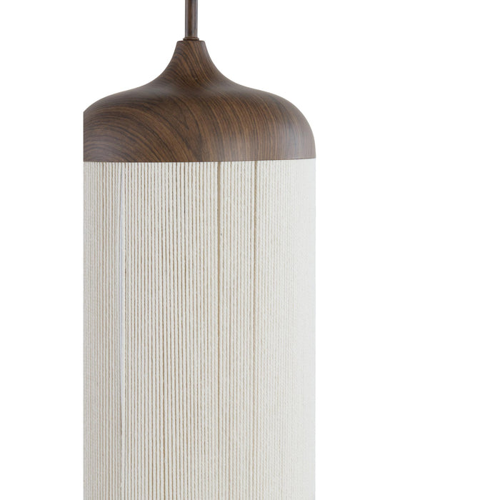 Light & Living Hanglamp Dania - Bruin|Crème - Ø27.5x52cm