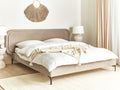 Beliani - SUZETTE - Tweepersoonsbed - Taupe - 180 x 200 cm - Polyester