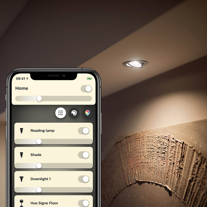 Philips Hue Starterspakket - White - GU10 - 4 Lampen - Bridge
