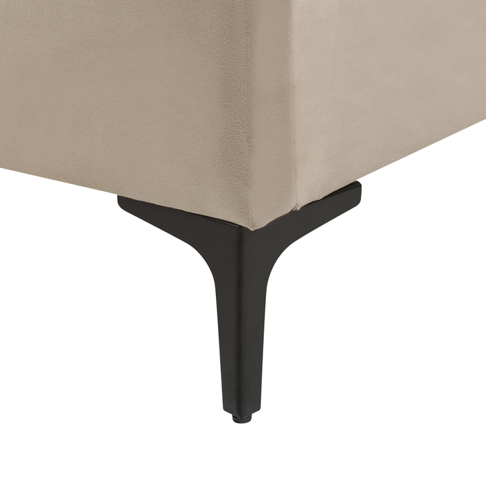 Beliani - SUZETTE - Tweepersoonsbed - Taupe - 180 x 200 cm - Polyester