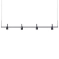 Hollands Licht Timber Line 4 hanglamp LED zwart essen