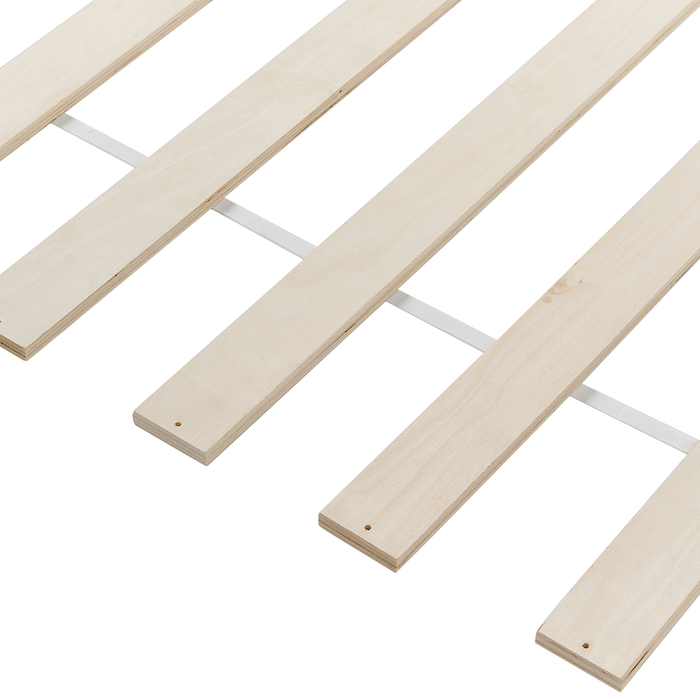 Beliani-BONNAC-Eenpersoonsbed-Lichtblauw-90 x 200 cm-Dennenhout