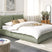Beliani-VINAY-Tweepersoonsbed-Olijfgroen-160 x 200 cm-Corduroy