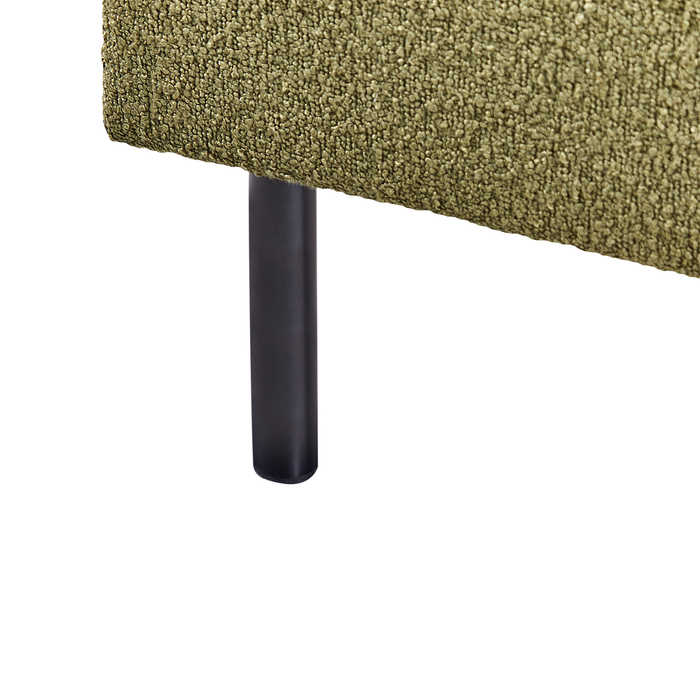 Beliani - MARGUT - Bed - Olijfgroen - 180 x 200 cm - Bouclé