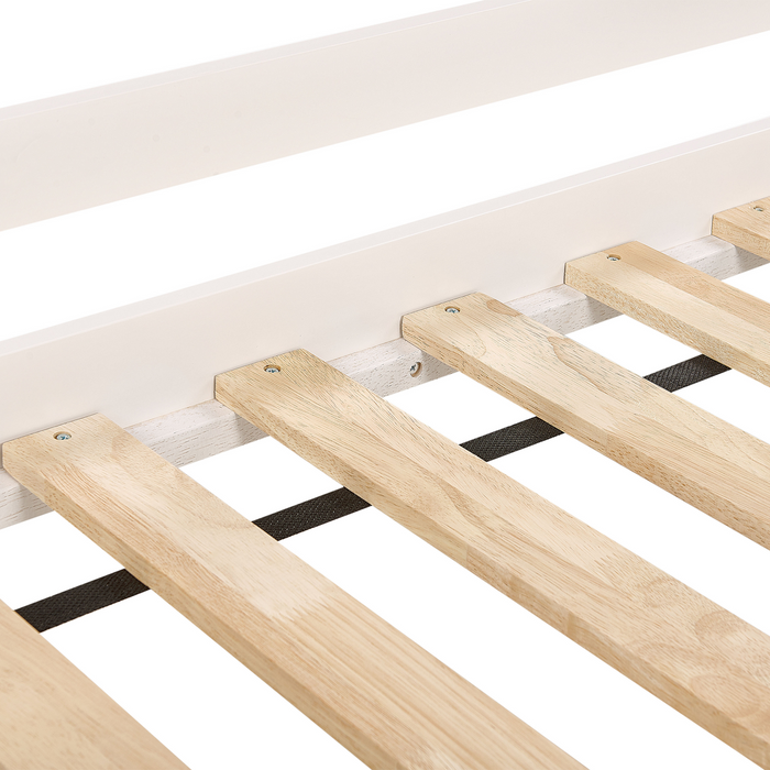 Beliani - PEIPIN - Kinderbed - Wit - 90 x 200 cm - Hout